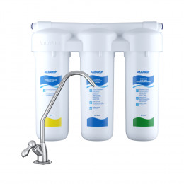 Проточная система Водоочиститель Аквафор модель Трио Норма